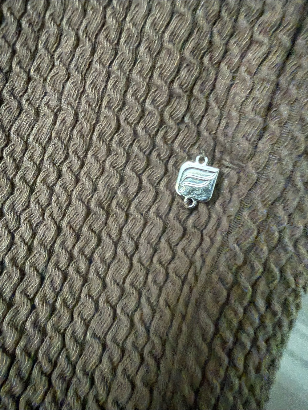 Fabletics Waffle-Knit Drawstring Athletic Shorts — Brown - Picture 2 of 3